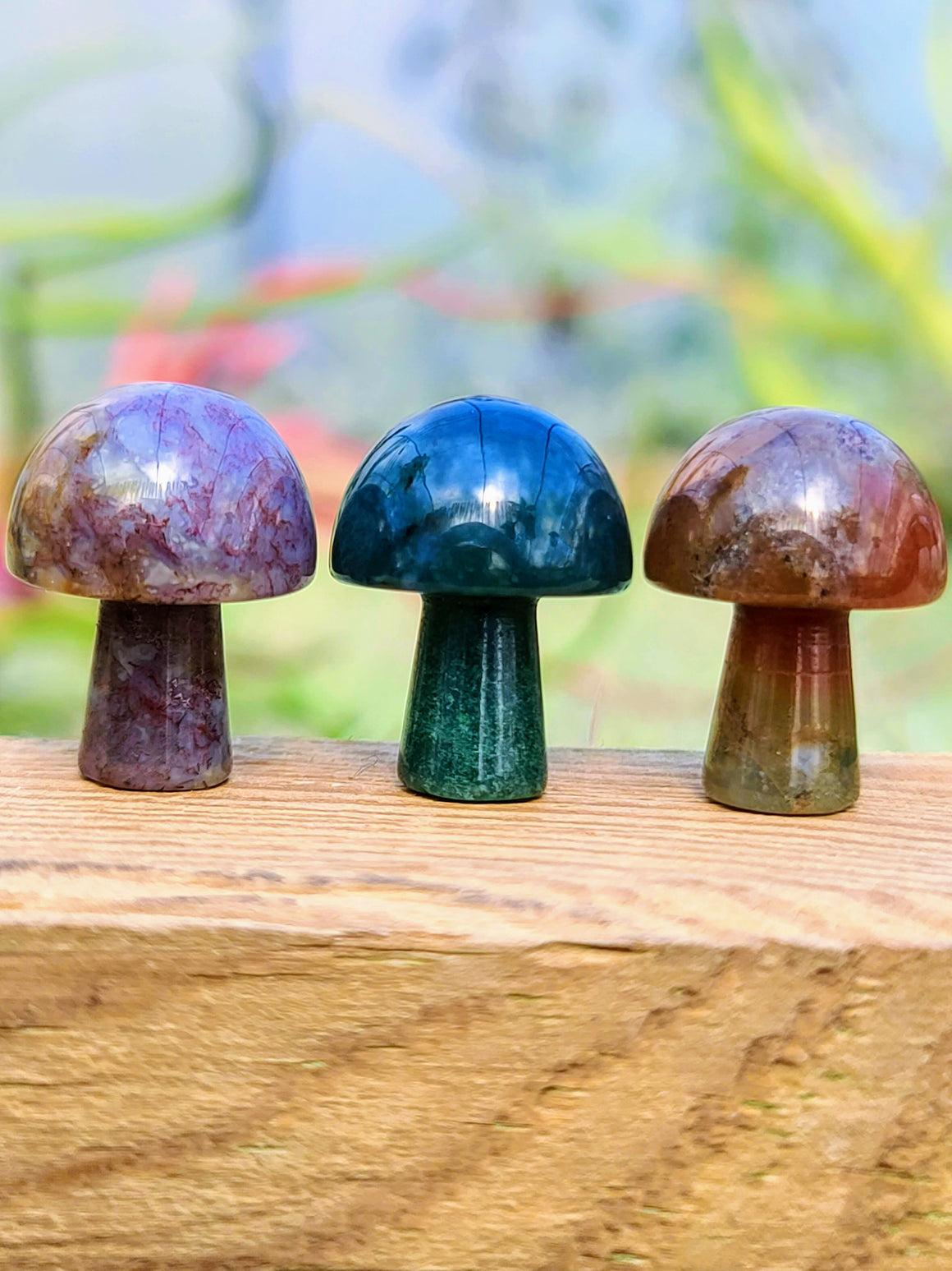 Mini Ocean Jasper Crystal Mushroom