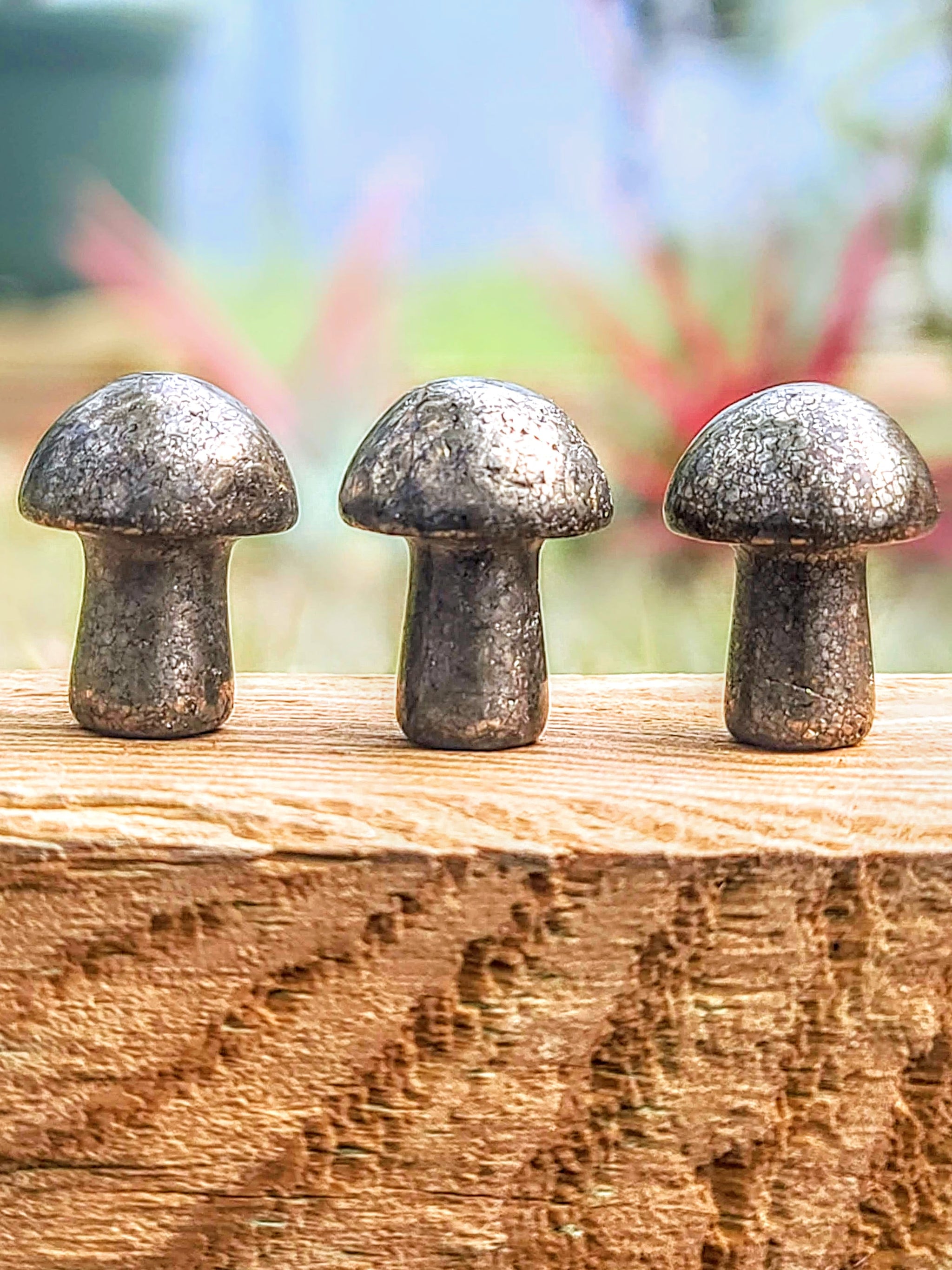 Mini Pyrite Crystal Mushroom