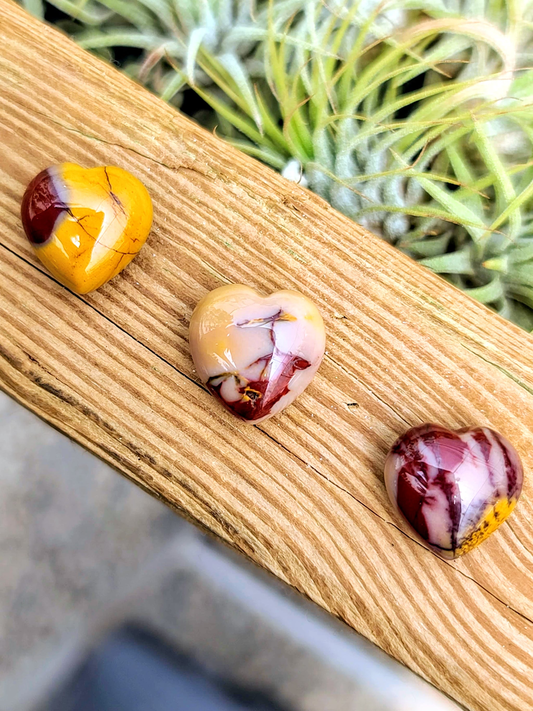 Mini Mookaite Crystal Heart