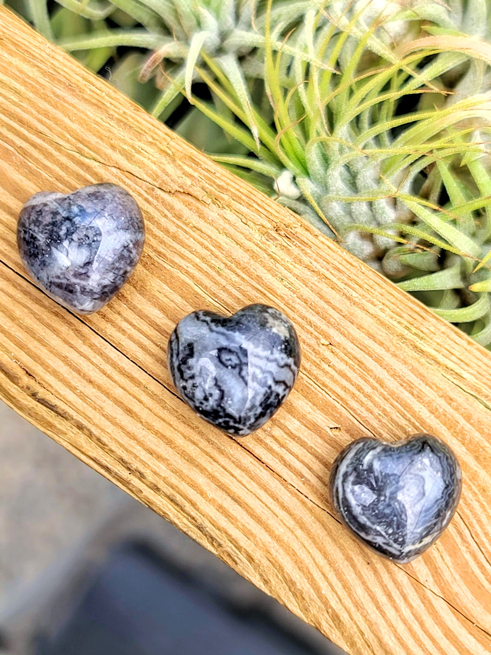 Mini Picasso Jasper Crystal Heart