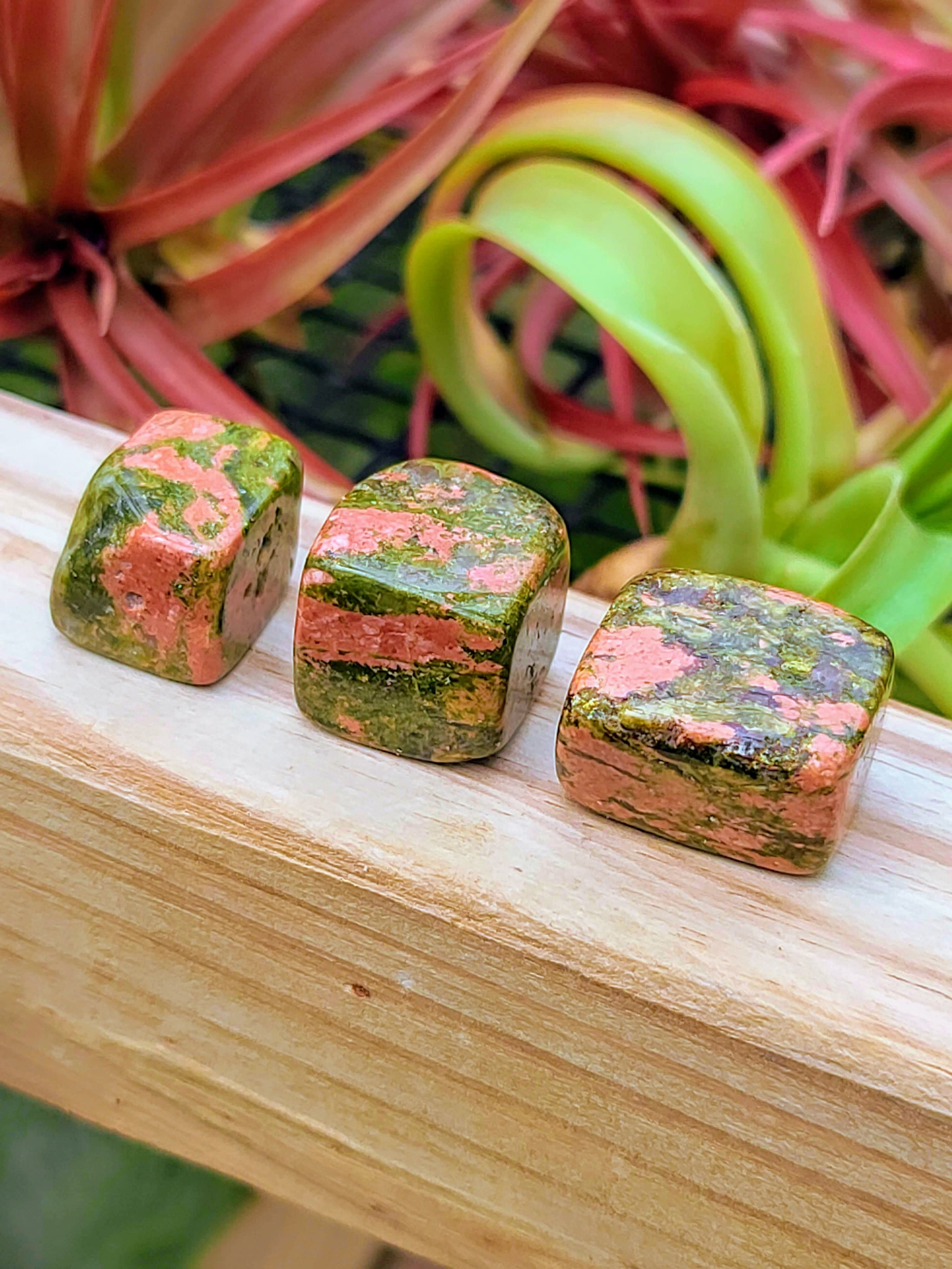 Unakite Cube