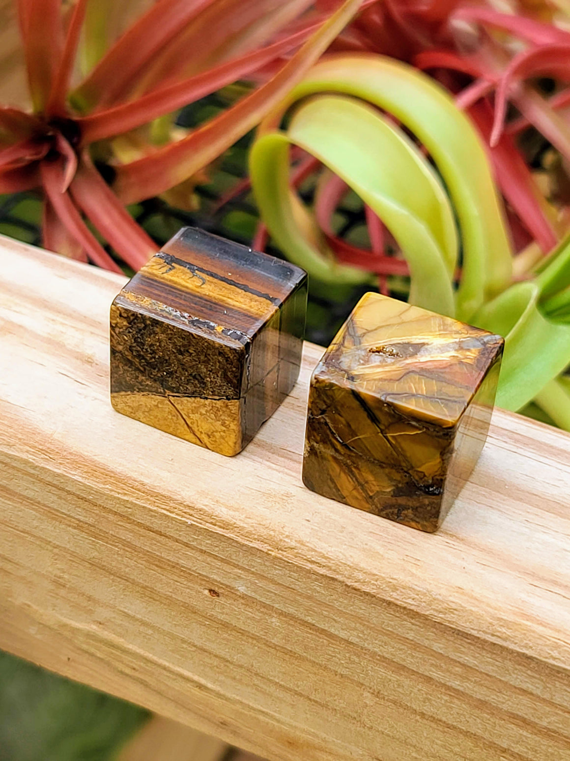 Tigers Eye Cube