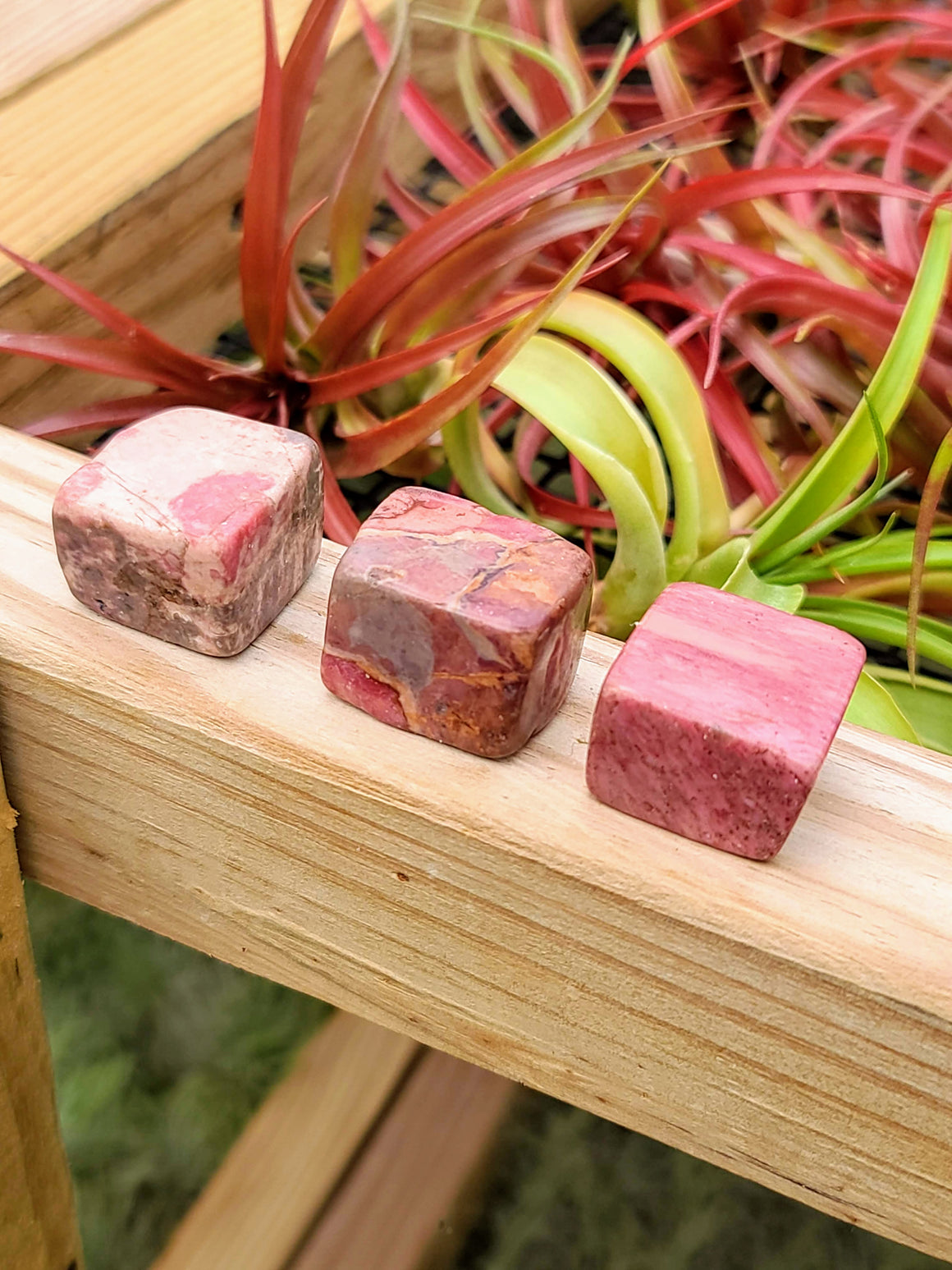 Rhodonite Cube