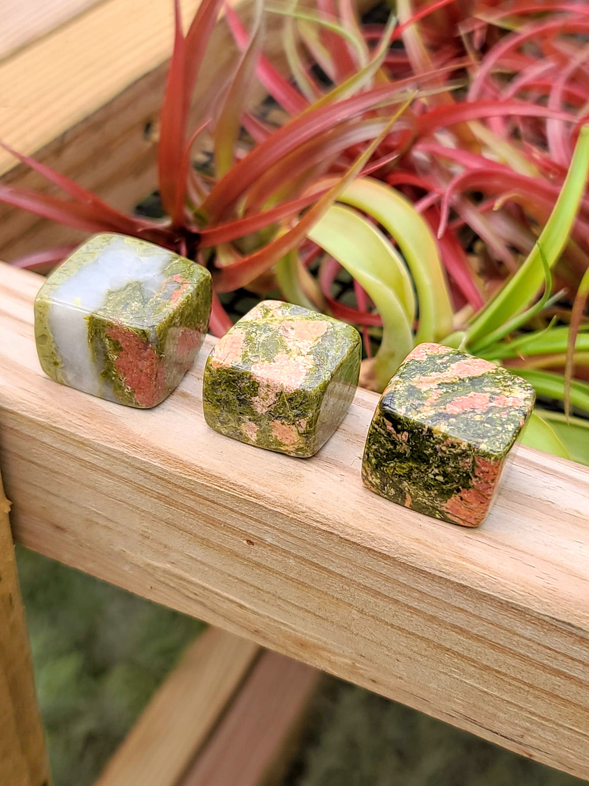 Unakite Cube