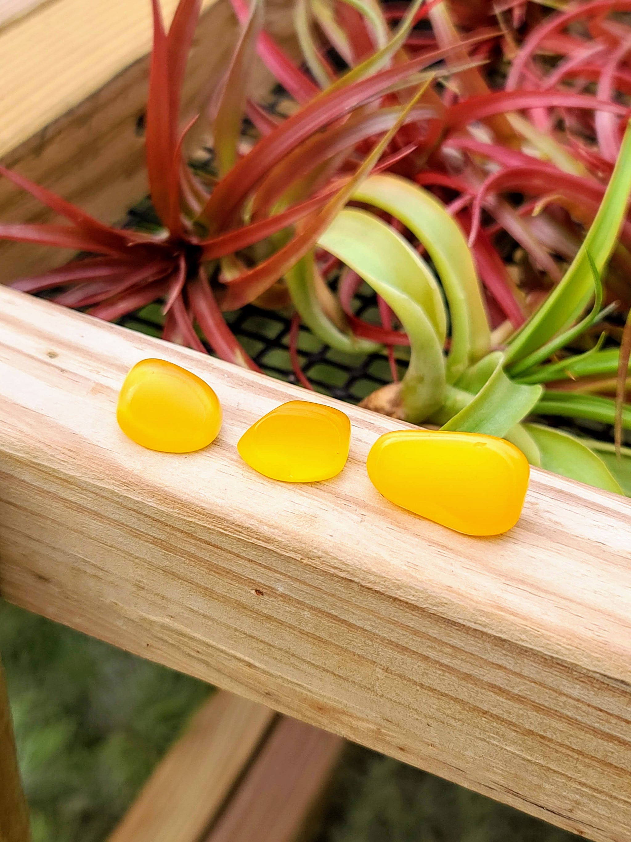 Yellow Cats Eye Tumble