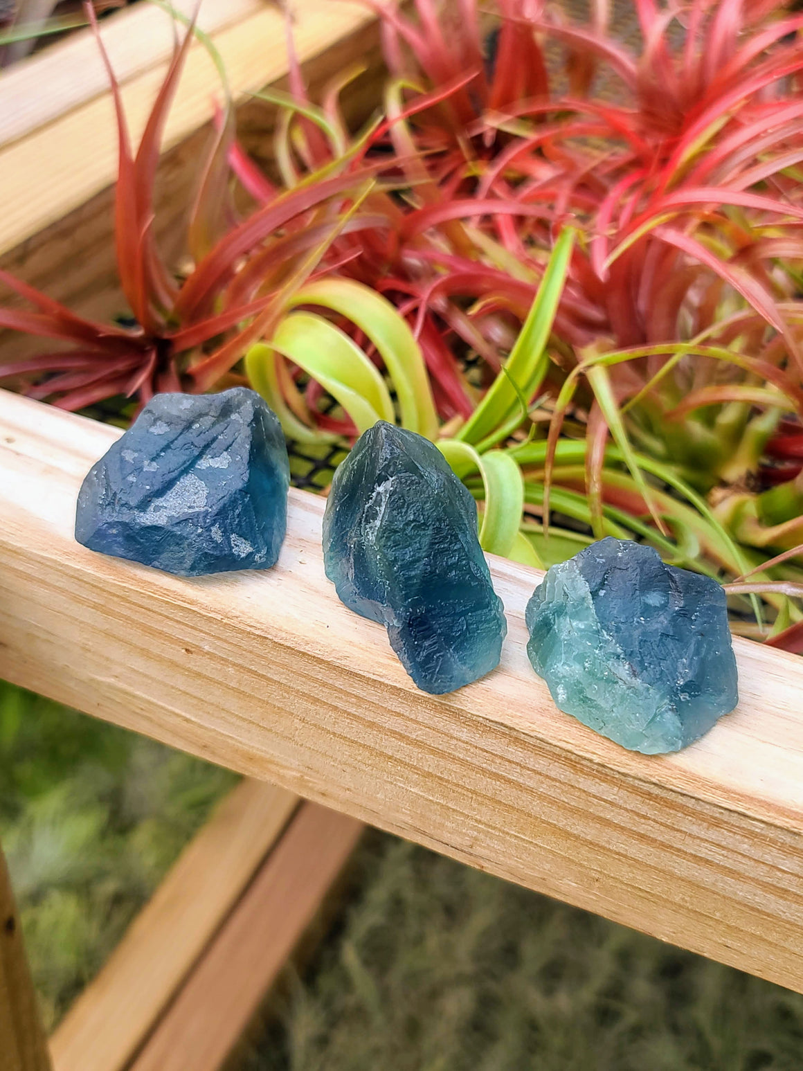 Blue Fluorite Raw Stone