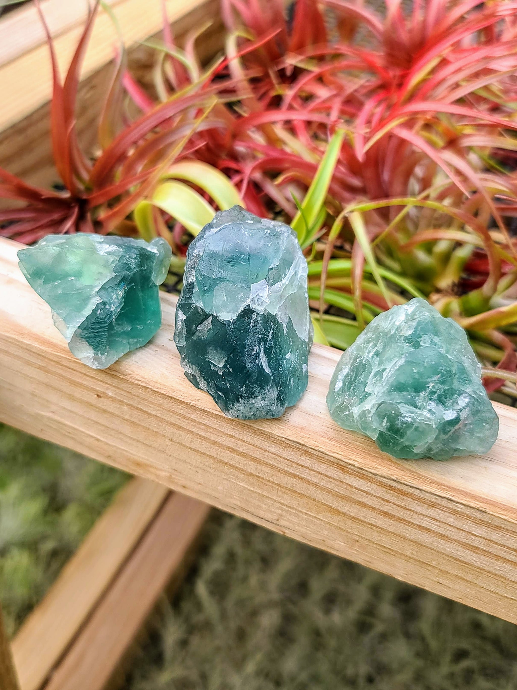 Green Fluorite Raw Stone