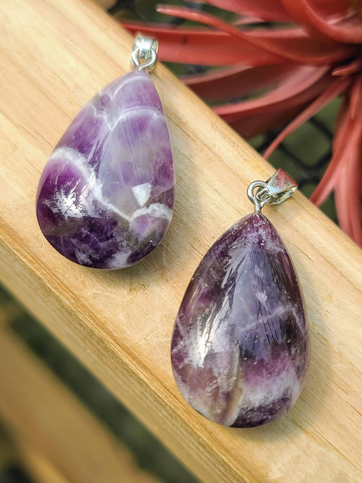 Dream Amethyst Teardrop Pendant