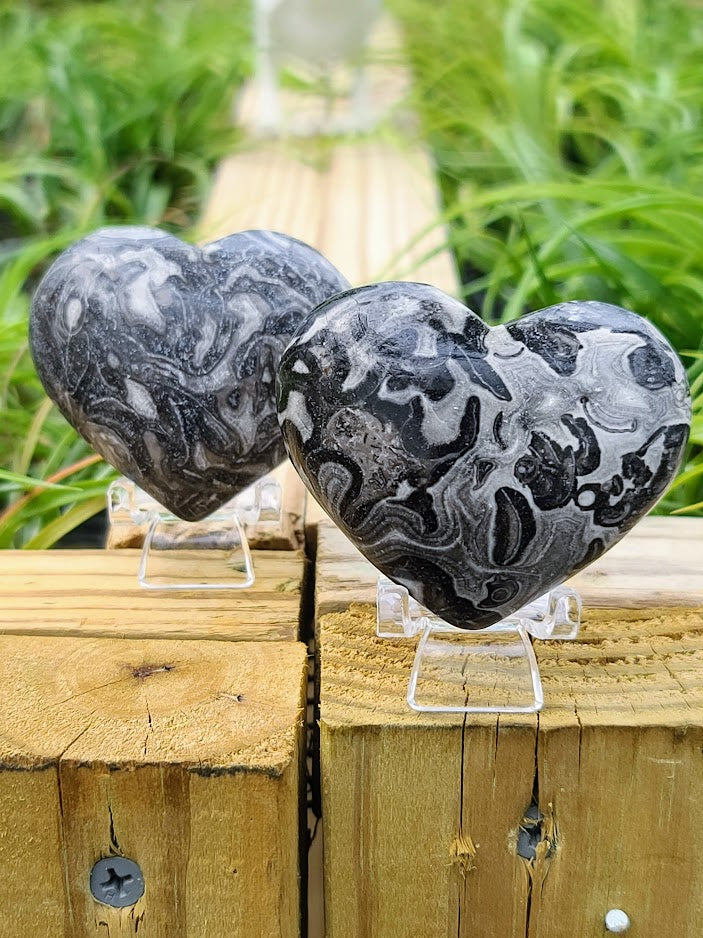 Picasso Jasper Crystal Heart