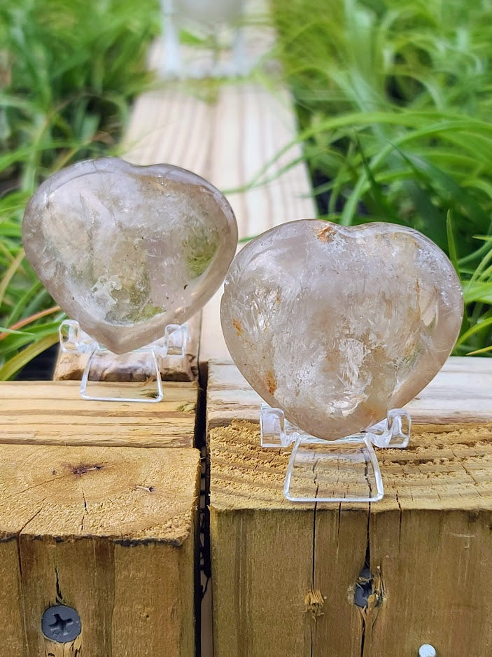 Smokey Quartz Crystal Heart