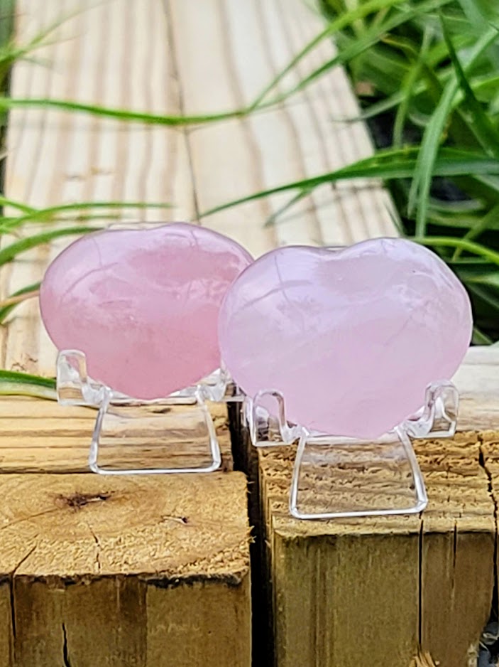 Rose Quartz Crystal Heart