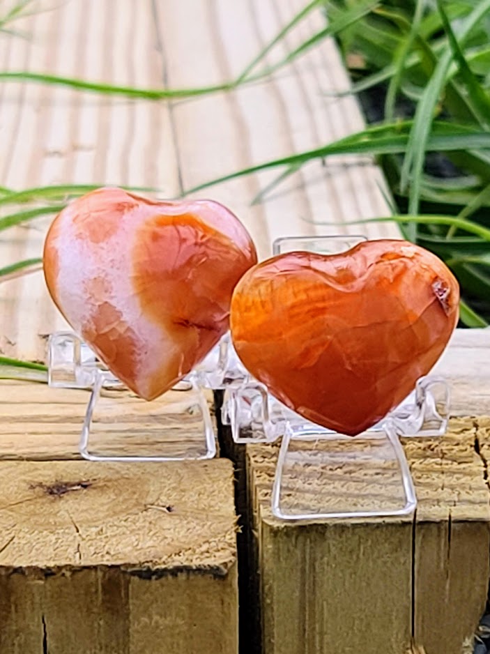 Carnelian Crystal Heart
