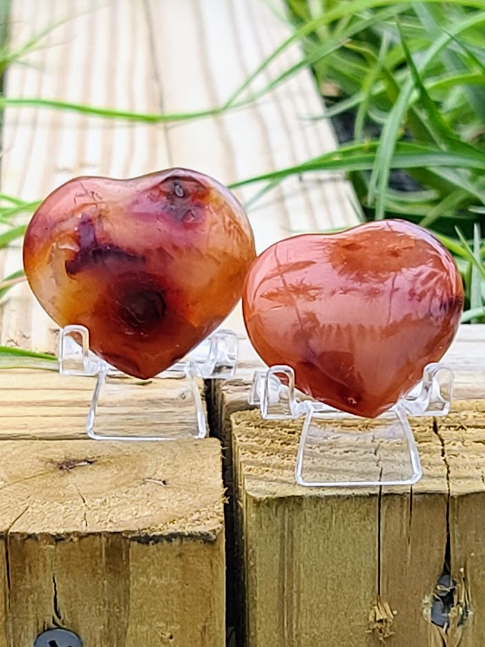 Carnelian Crystal Heart