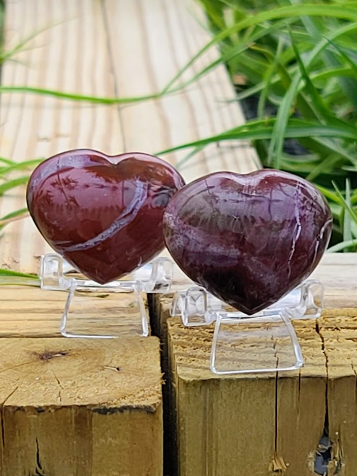 Pietersite Crystal Heart