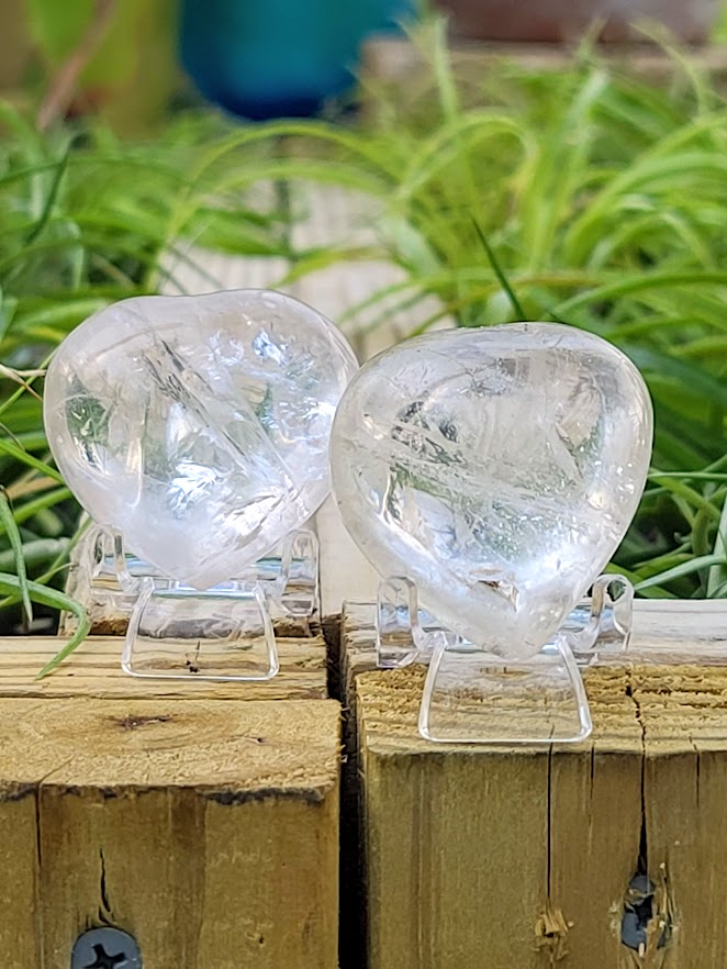 Clear Quartz Crystal Heart