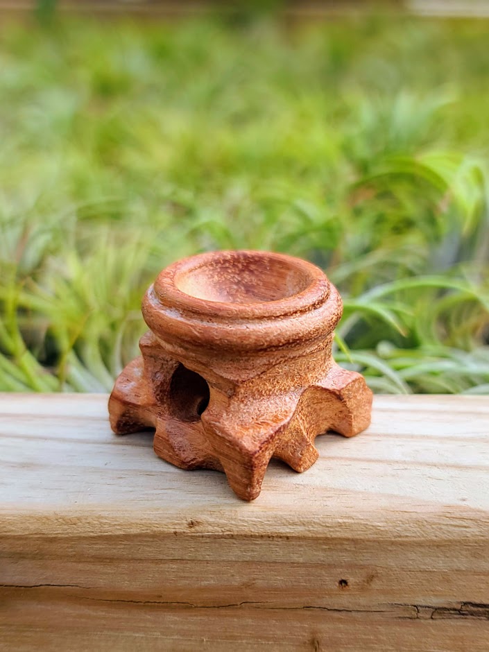 Small Wooden Crystal Stand