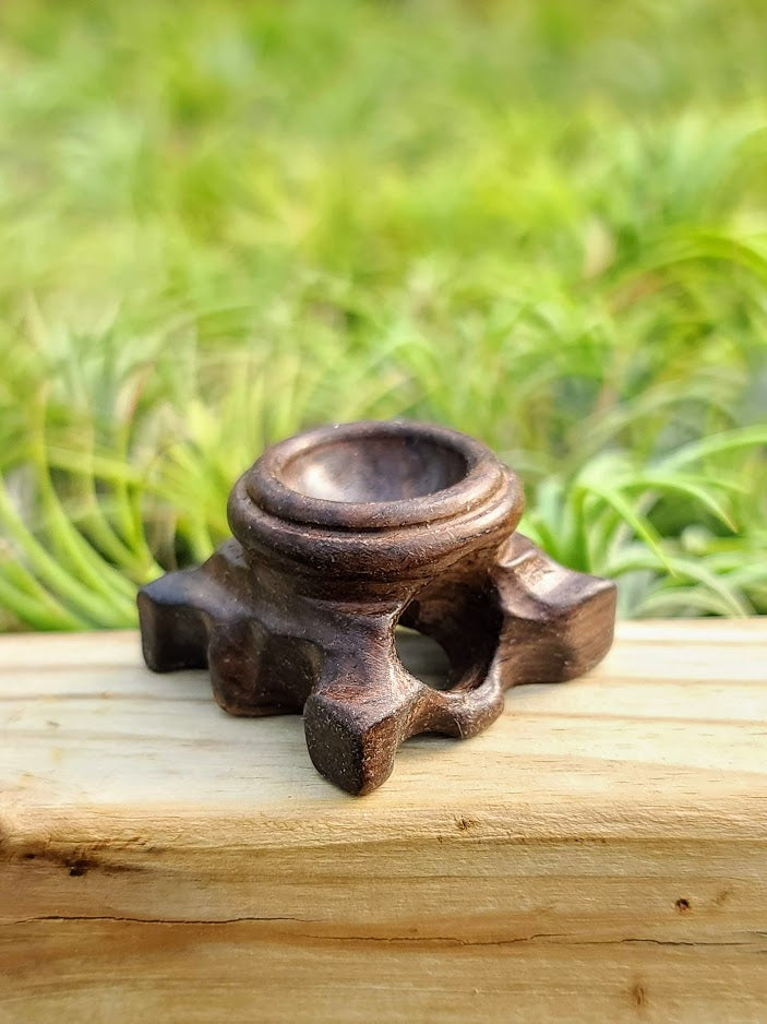 Medium Wooden Crystal Stand