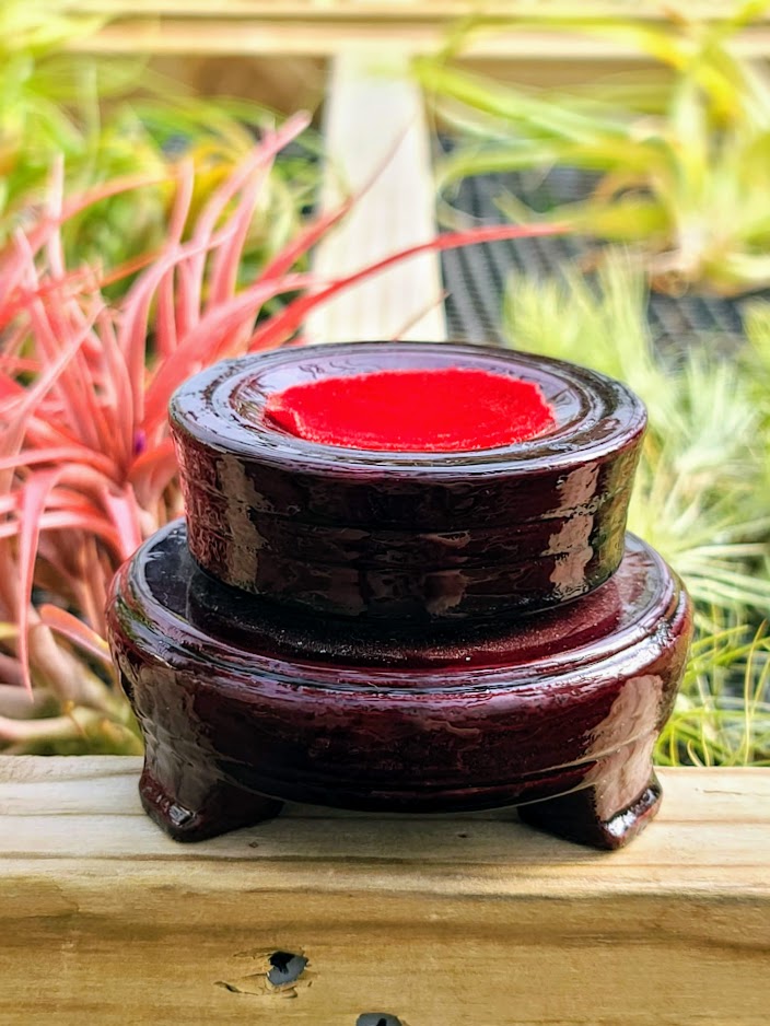 Large Classic Wooden Crystal Stand