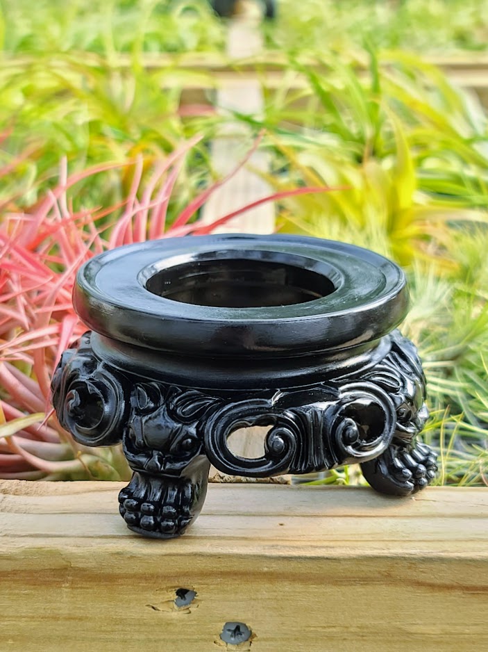 Medium Black Crystal Stand