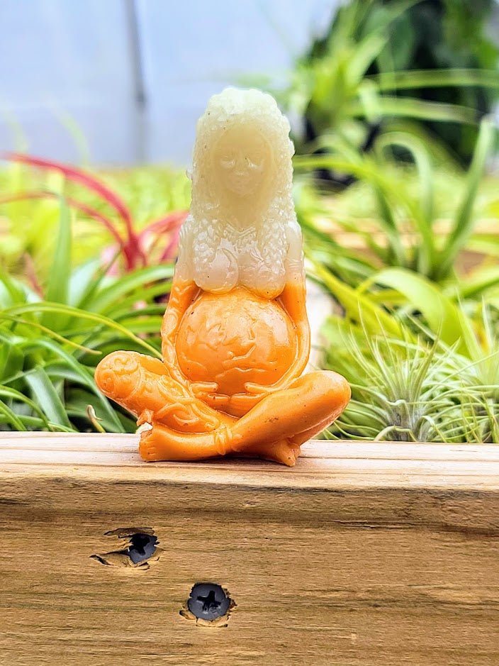 Mother Gaia Luminous Carving