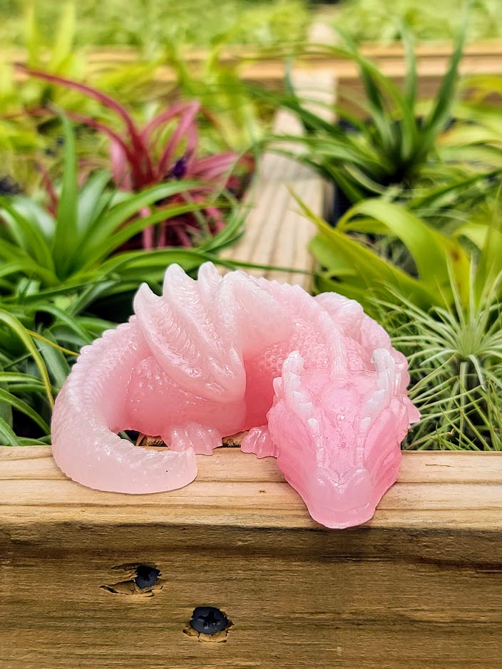 Sleeping Dragon Luminous Carving