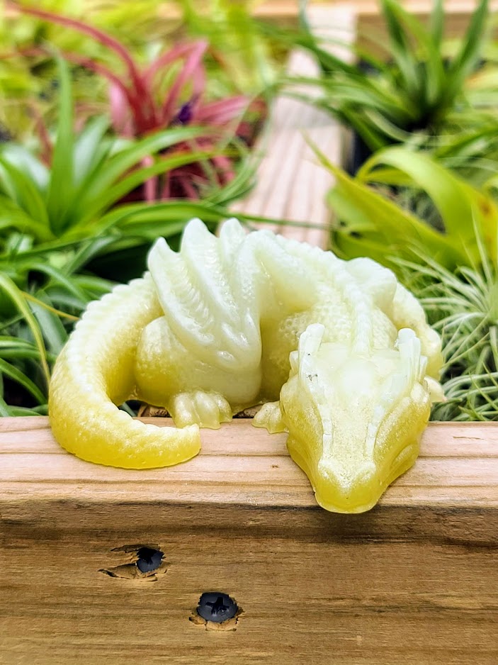 Sleeping Dragon Luminous Carving