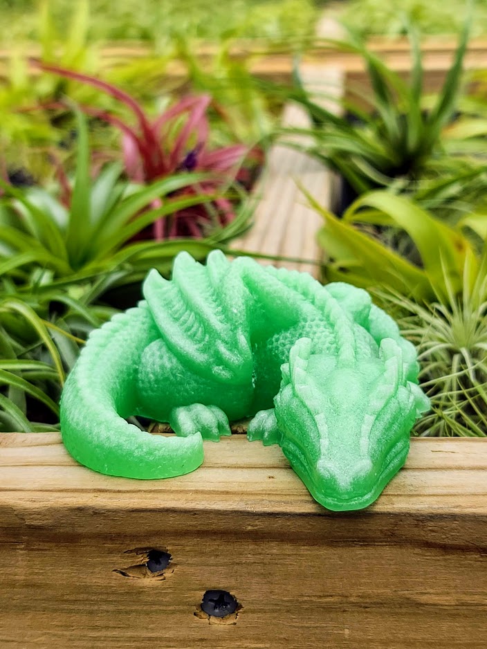 Sleeping Dragon Luminous Carving