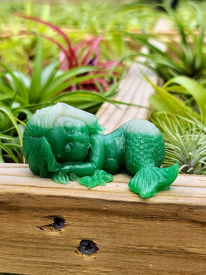 Sleeping Mermaid Luminous Carving