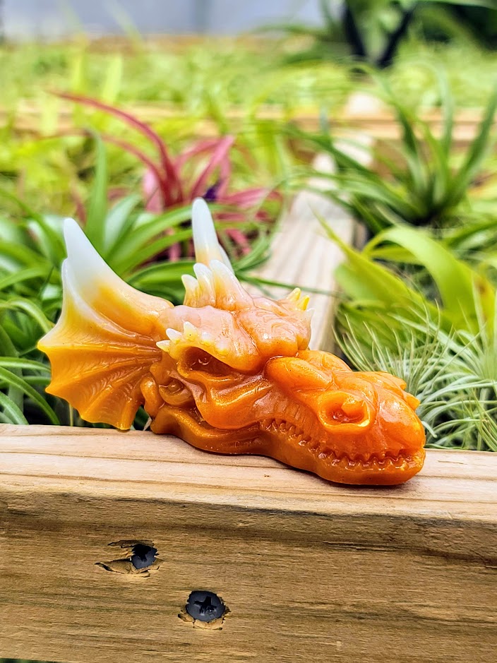 Dragon Head Luminous Carving