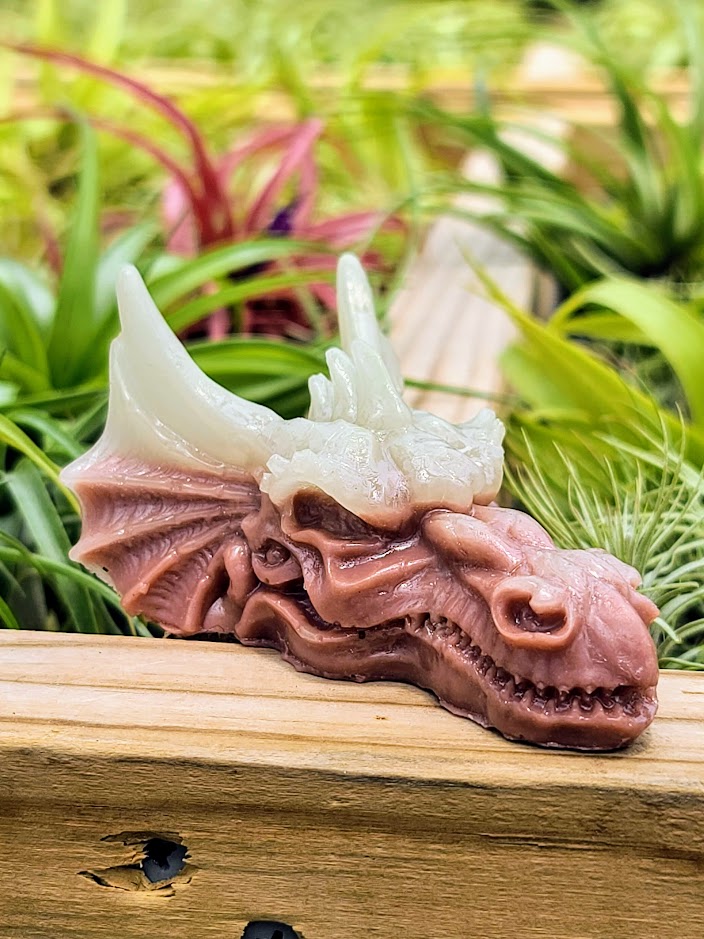 Dragon Head Luminous Carving