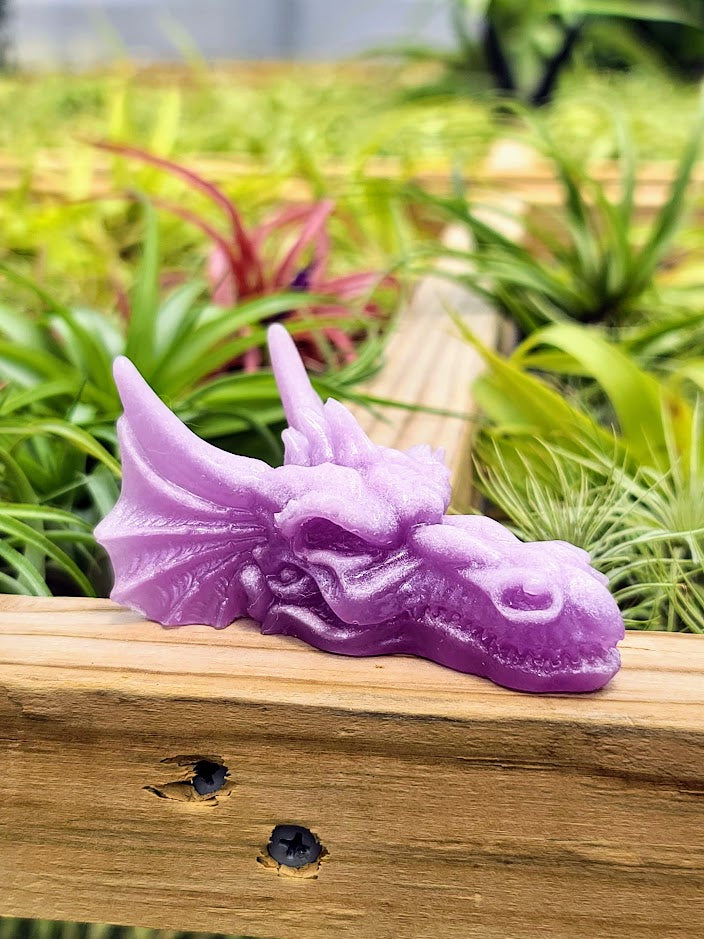 Dragon Head Luminous Carving