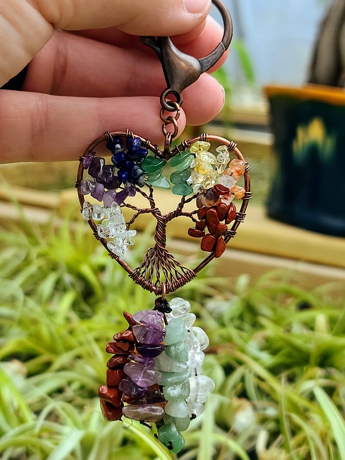 Chakra Tree Of Life Keychain
