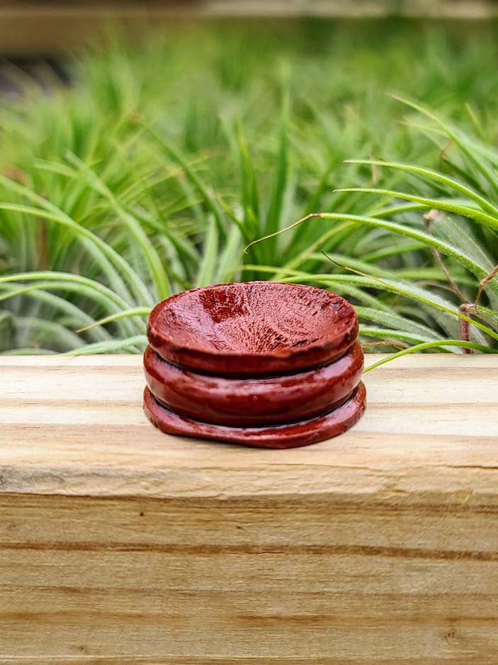 Small Wooden Crystal Stand