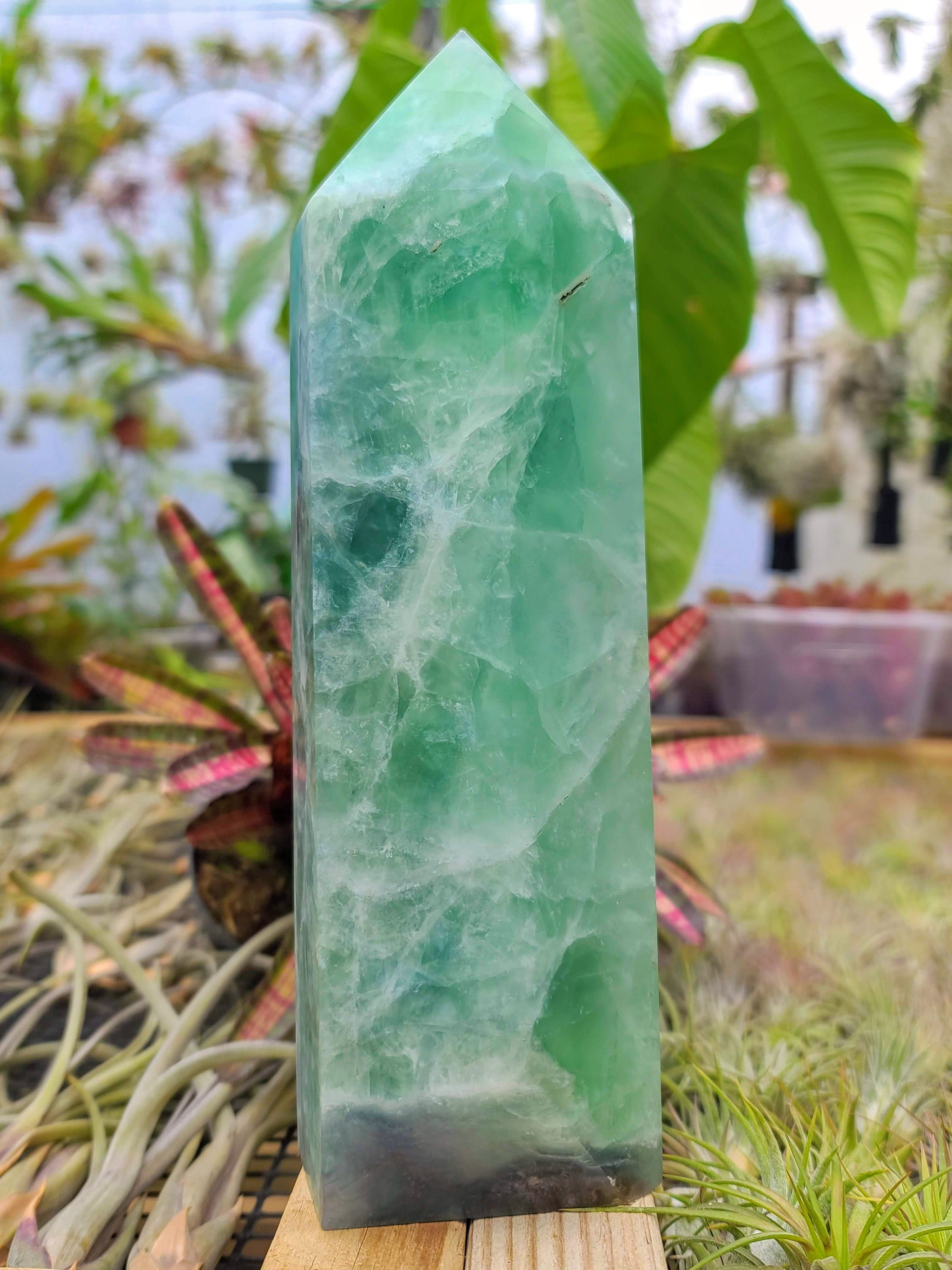 WYSIWYG- Green Fluorite Tower