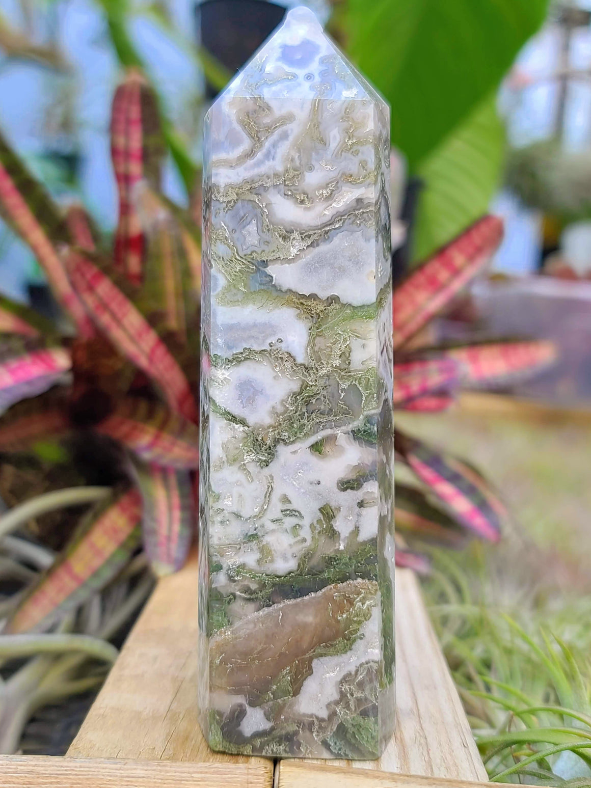 WYSIWYG- Moss Agate Tower