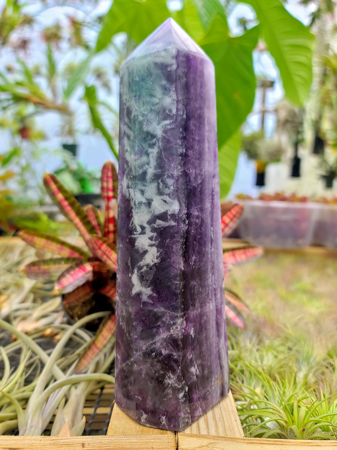 WYSIWYG- Purple Fluorite Tower