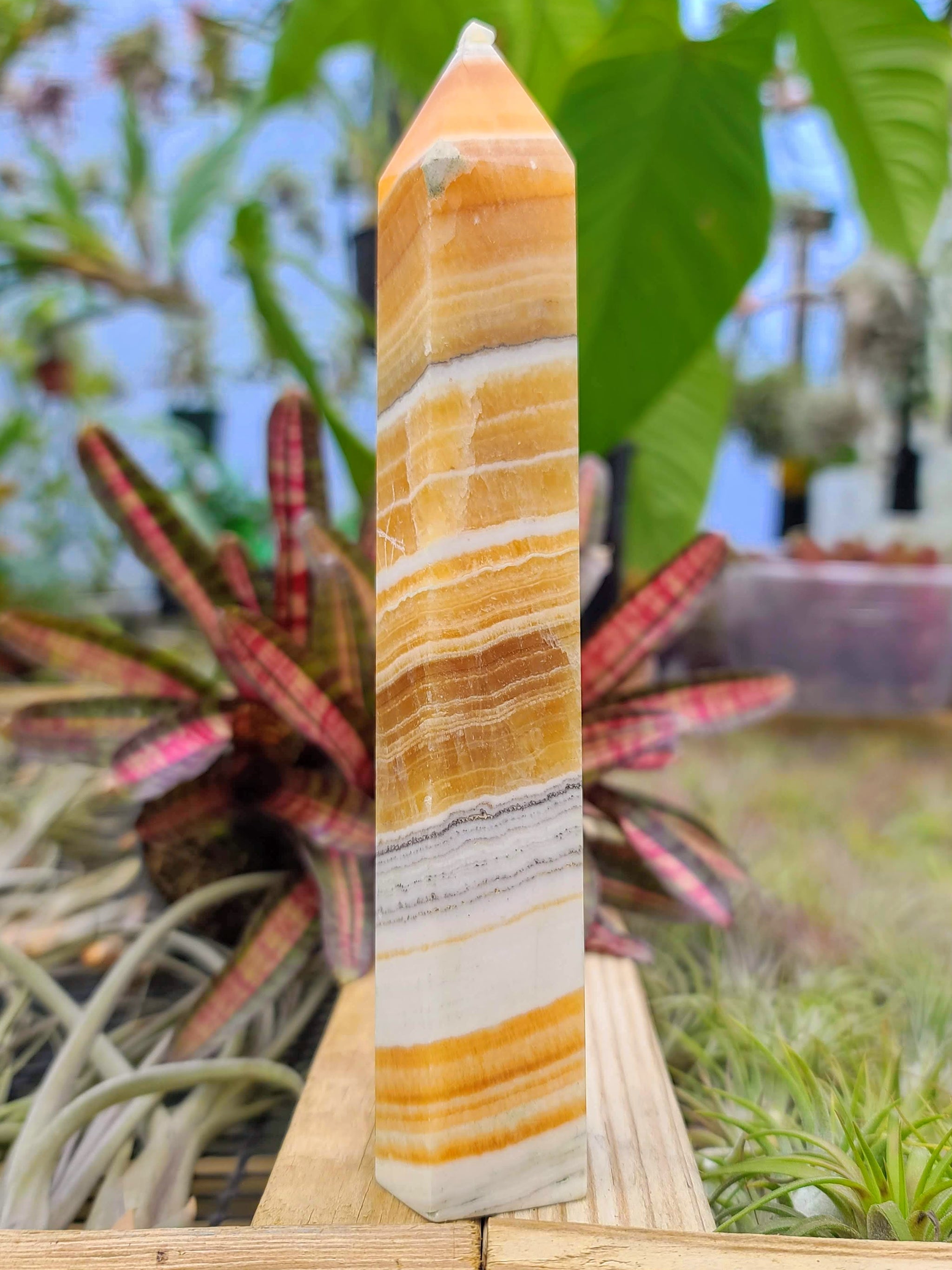 WYSIWYG- Orange Calcite Tower