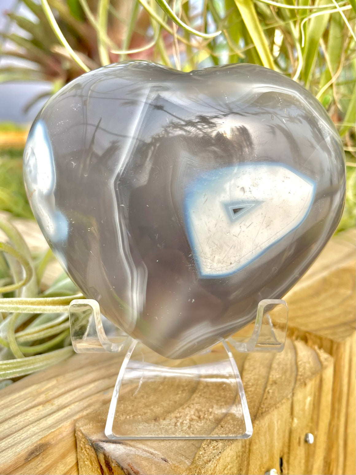 WYSIWYG- Orca Agate Heart