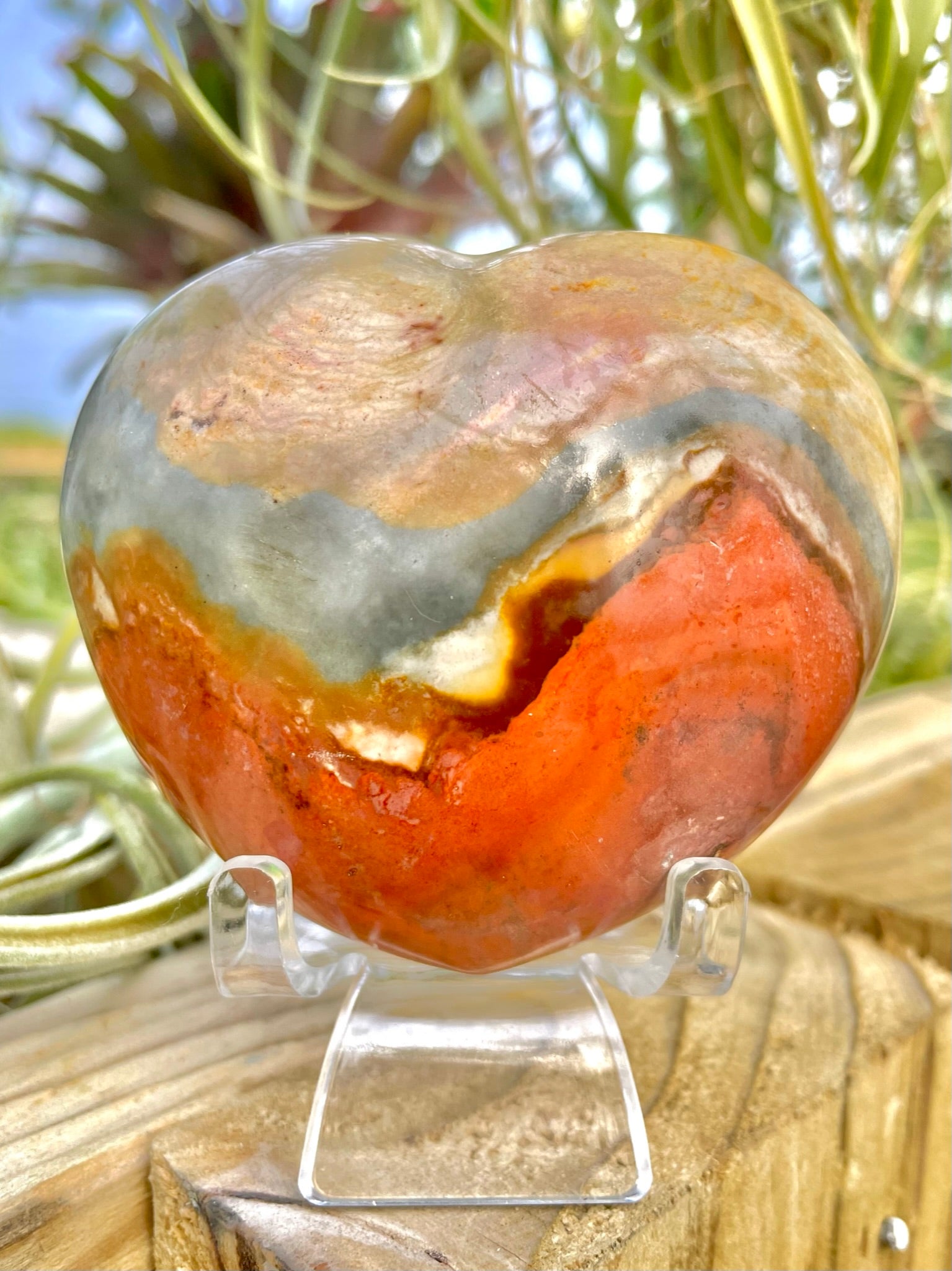 WYSIWYG- Polychrome Jasper Heart