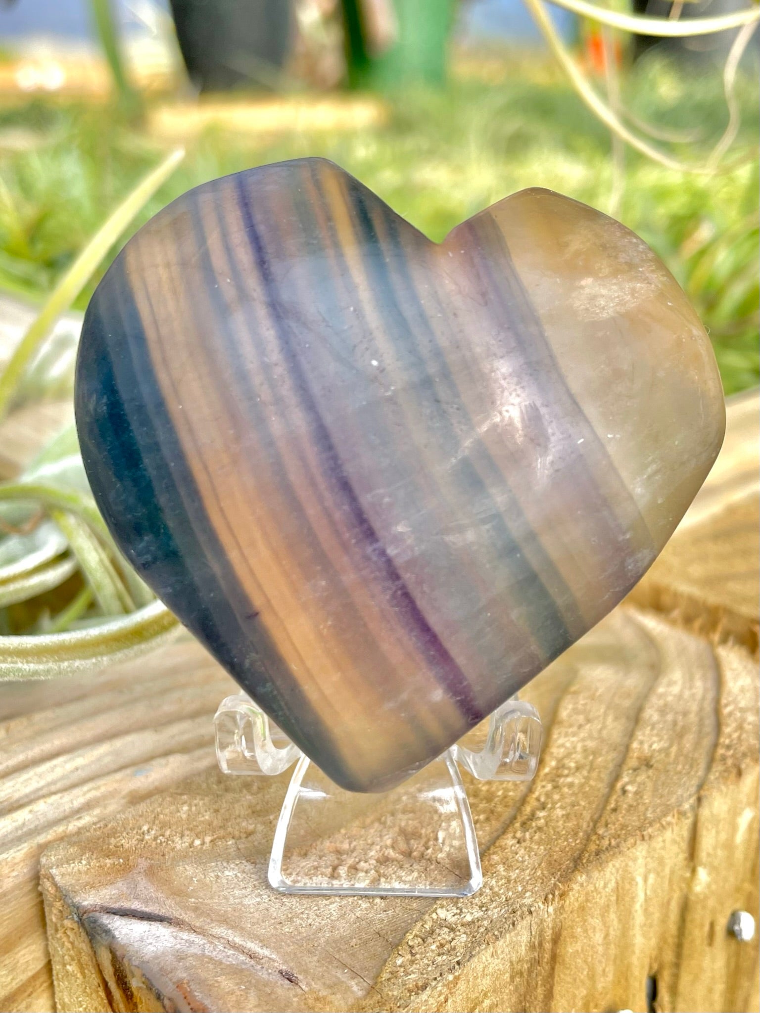 WYSIWYG- Fluorite Heart