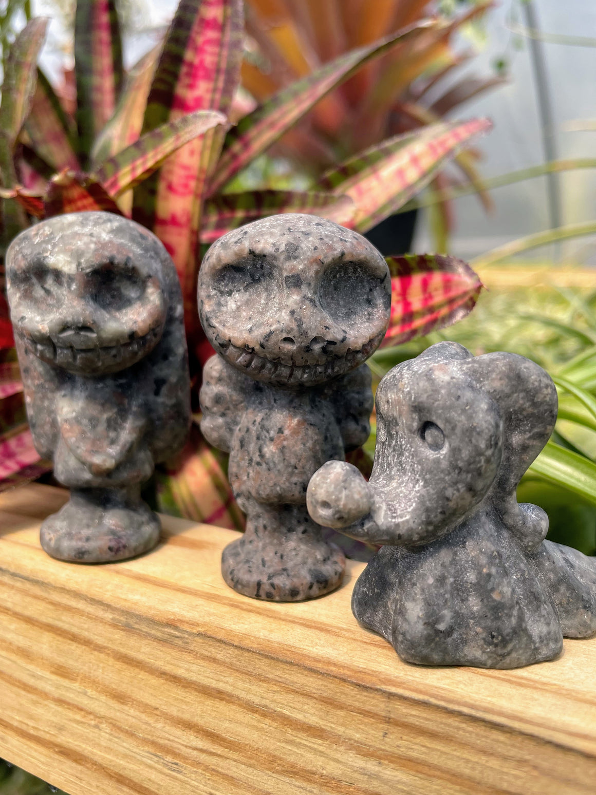 Yooperlite Jack, Sally & Zero Crystal Carving