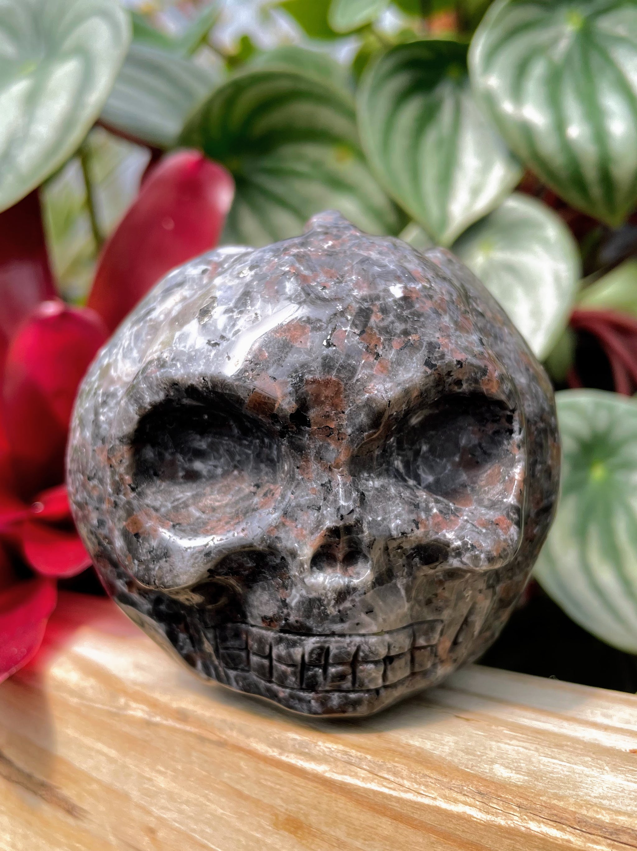Yooperlite Jack-O'-Lantern Crystal Carving