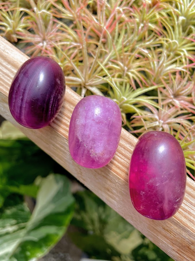 Purple Fluorite Tumble