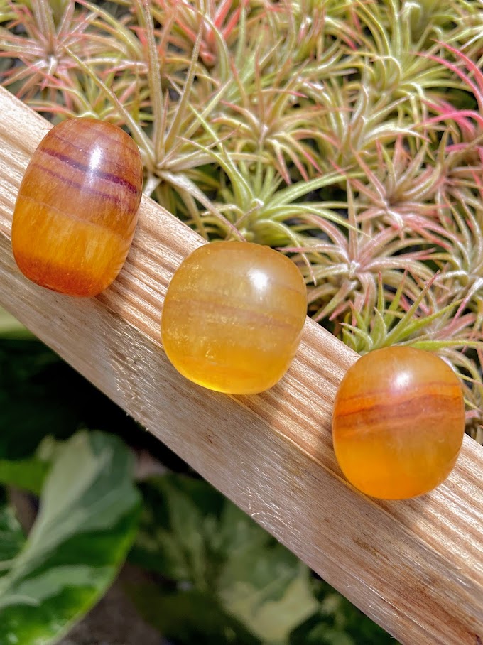 Yellow Fluorite Tumble