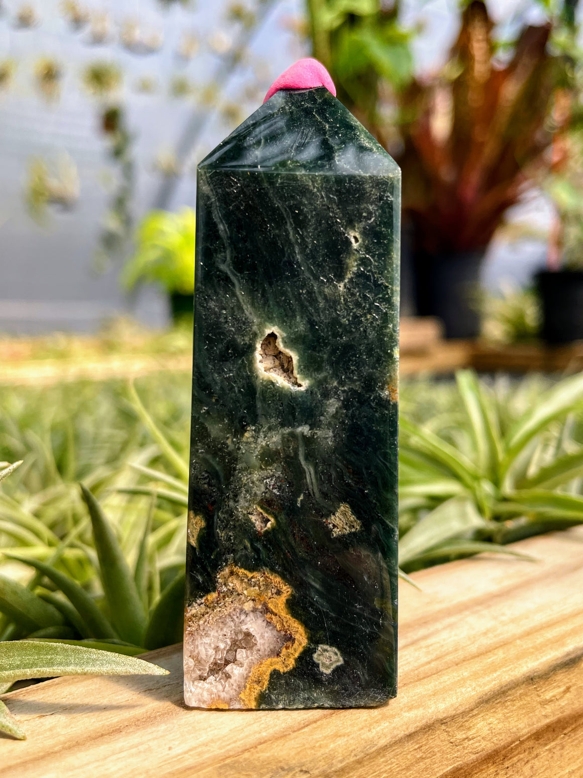 Old Stock Ocean Jasper Crystal Point