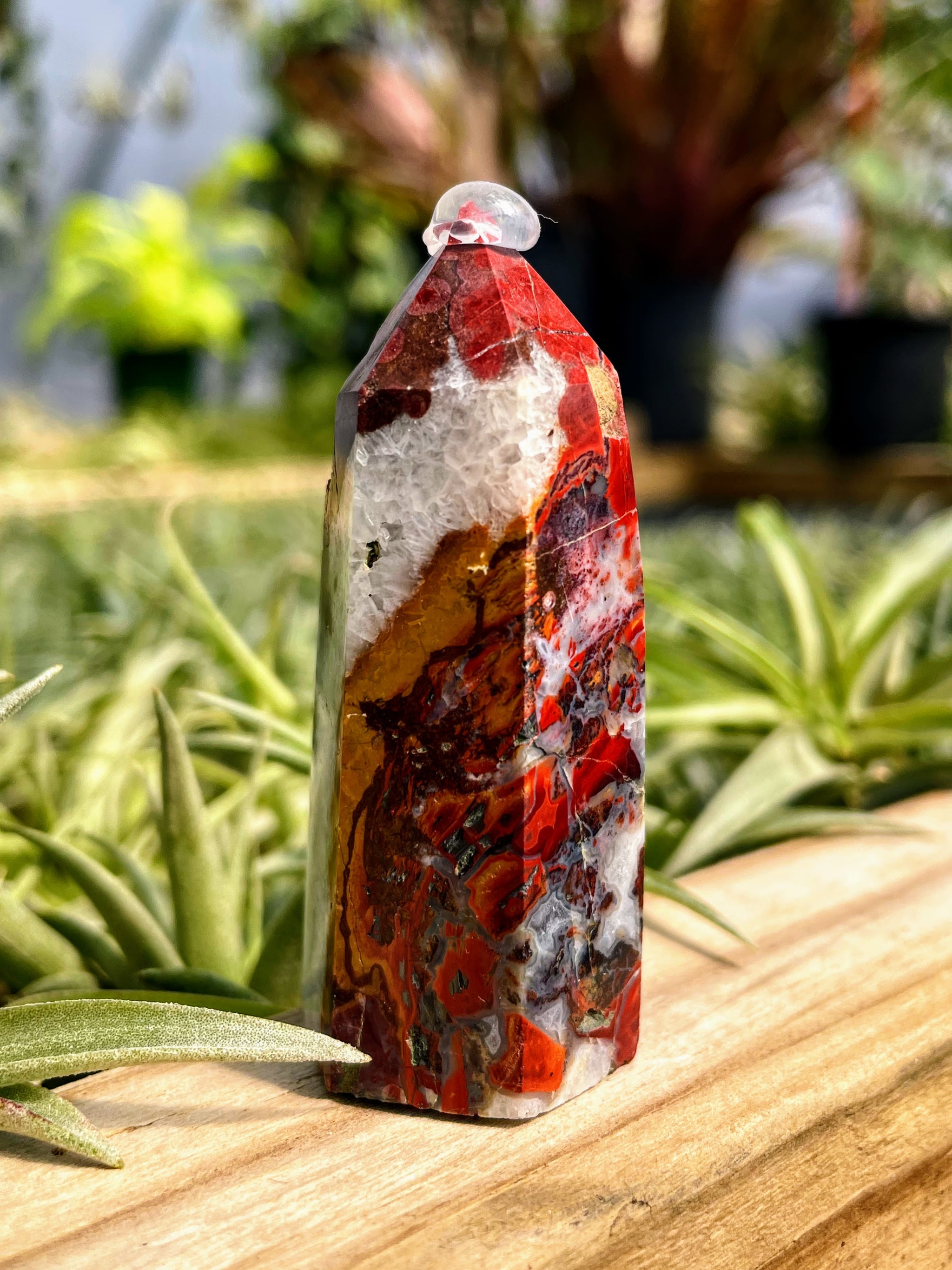 Red Jasper Crystal Point