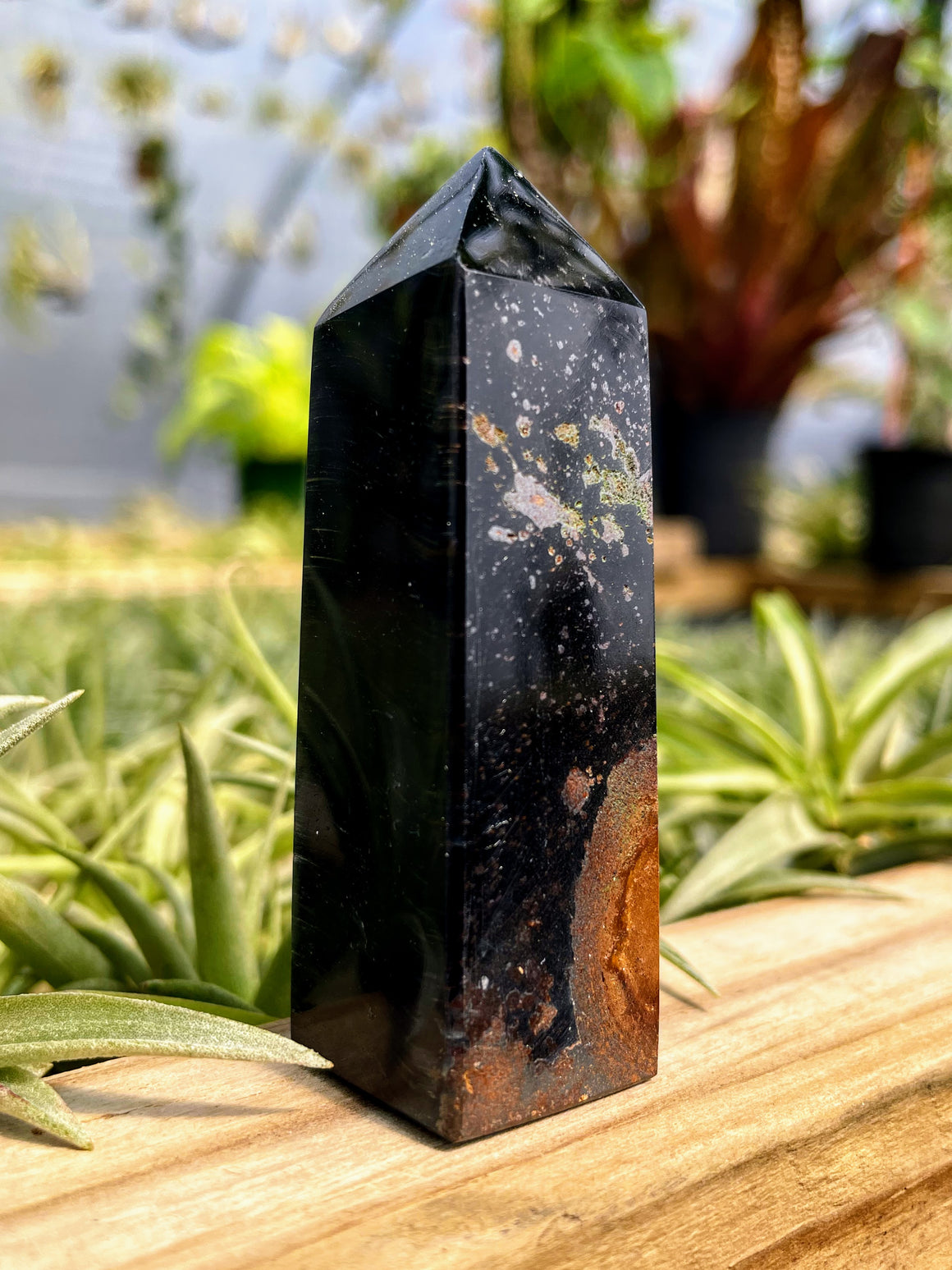 Blue Tiger's Eye Crystal Point