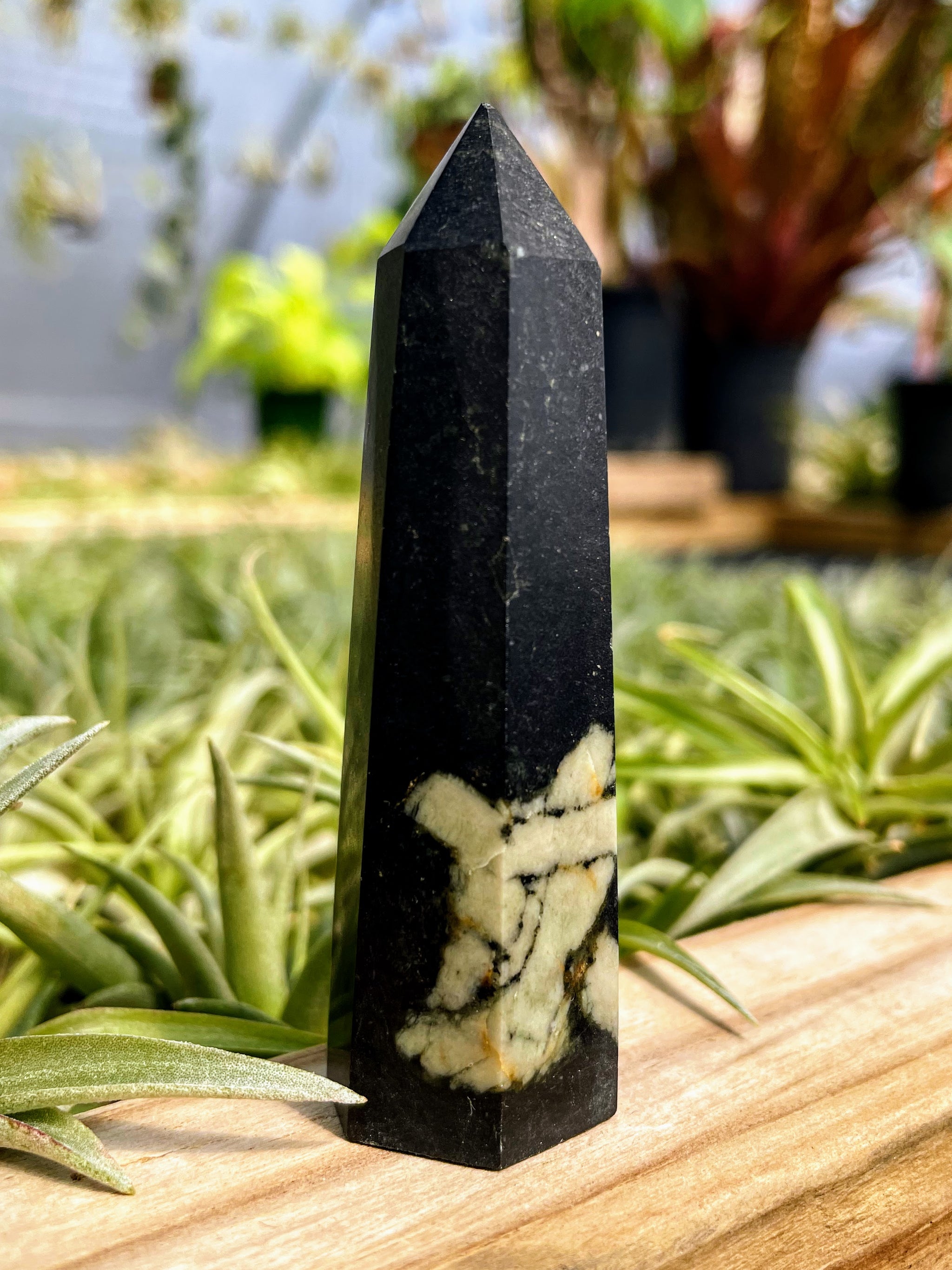 Chrysanthemum Stone Crystal Point