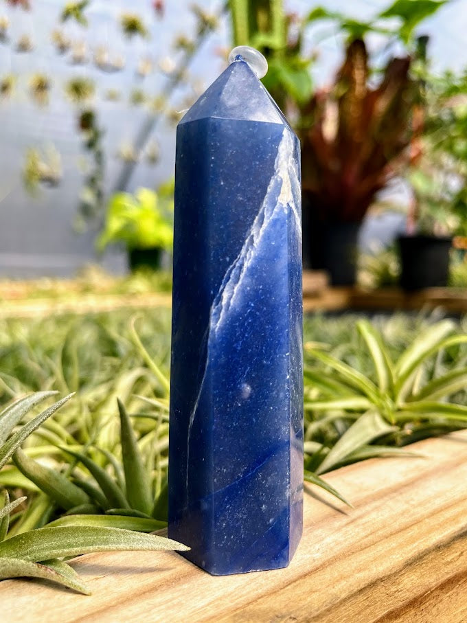 Blue Aventurine Crystal Point