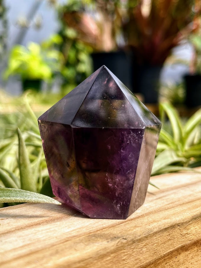 Amethyst Crystal Cupcake Point